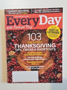 *5 for $10 EveryDay with Rachael Ray Thanksgiving Issue November 2013